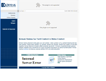Tablet Screenshot of kirmakmakina.com
